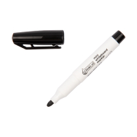 Whiteboard marker mini 1mm round | black | 123ink 390566
