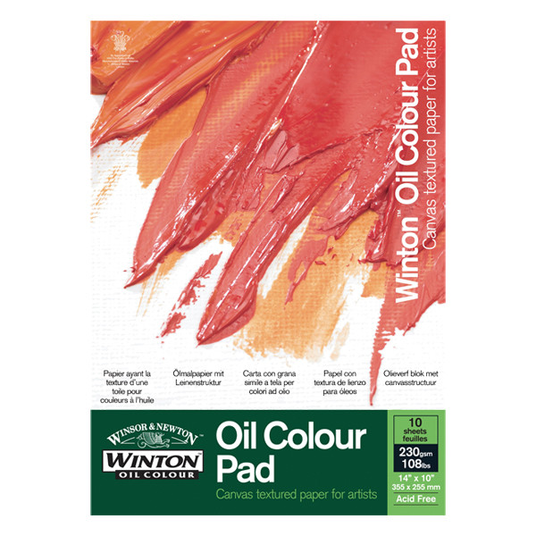 Winsor & Newton A3 oil painting paper, 230 grams (10 sheets) 6532007 410576 - 1