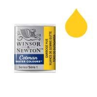 Winsor & Newton Cotman 266 gamboge hue watercolour paint (half pan) 301266 410480