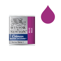 Winsor & Newton Cotman 398 mauve watercolour paint (half pan) 301398 410491