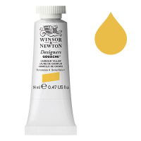 Winsor & Newton Designers 108 cadmium yellow gouache paint, 14ml 410594