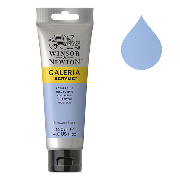 Winsor & Newton Galeria 446 powder blue acrylic paint, 120ml 410161 - 1