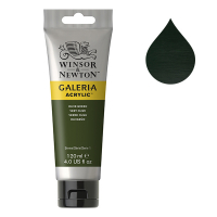 Winsor & Newton Galeria 447 olive green acrylic paint, 120ml 410145