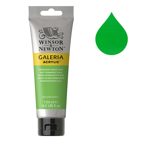 Winsor & Newton Galeria 483 permanent green light acrylic paint, 120ml 410155 Winsor & Newton Galeria 483 permanent green light acrylic paint, 120ml 410155 - 1