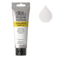 Winsor & Newton Galeria 644 titanium white acrylic paint, 120ml 2131644 410172