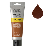 Winsor & Newton Galeria 74 burnt sienna acrylic paint, 120ml 2131074 410122