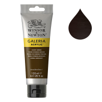 Winsor & Newton Galeria 76 burnt umber acrylic paint, 120ml 410124
