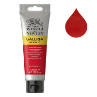 Winsor & Newton Galeria 95 cadmium red hue acrylic paint, 120ml 2131095 410126