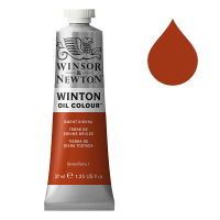 Winsor & Newton Winton 074 burnt sienna oil paint, 37ml 410249