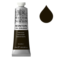 Winsor & Newton Winton 331 ivory black oil paint, 37ml 1414331 410269