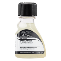 Winsor & Newton artisan satin gloss oil paint varnish, 75ml 2821737 410412