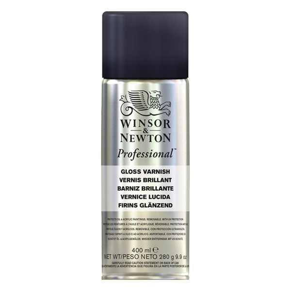 Winsor & Newton oil paint glossy varnish spray, 400ml 3041982 410374 - 1