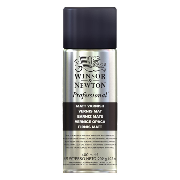 Winsor & Newton oil paint matte varnish spray, 400ml 3041981 410393 - 1