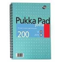 Wirebound notebook A5 | metallic green | Pukka Pad Jotta | 200 sheets |  3-pack 246097 - 1
