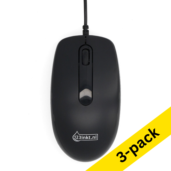 Wired mouse | 123ink M720 | 3-pack 329593 - 1