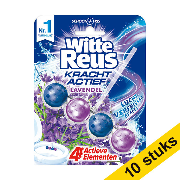 Witte Reus Lavender Active Boost toilet block, 50g (10-pack)  SRE00183 - 1