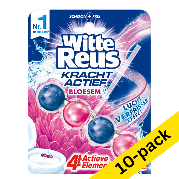 Toilet block 50g | Witte Reus Blossom Active Boost | 10-pack SRE00181 - 1