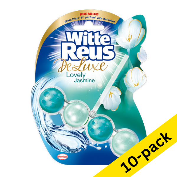 Toilet block 50g | Witte Reus DeLuxe Lovely Jasmine | 10-pack SRE00197 - 1