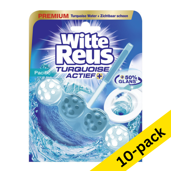 Toilet block 50g | Witte Reus Turquoise Active Pacific | 10-pack SRE00189 - 1