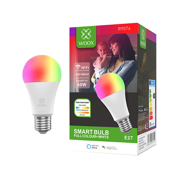 Smart LED bulb (E27, RGBWW) | WOOX LWO00037 - 1