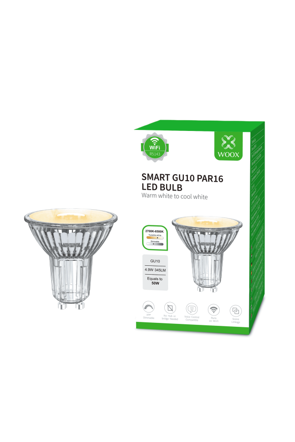 Smart LED spotlight (GU10) | WOOX LWO00070 - 1