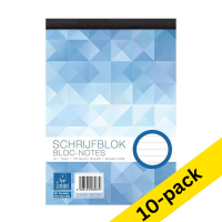 Notepad A6 | WORK | 100 sheets | 10-pack 302906