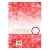 Notepad checkered course block A4 | 5mm | red | WORK | 100 sheets 248254 - 1