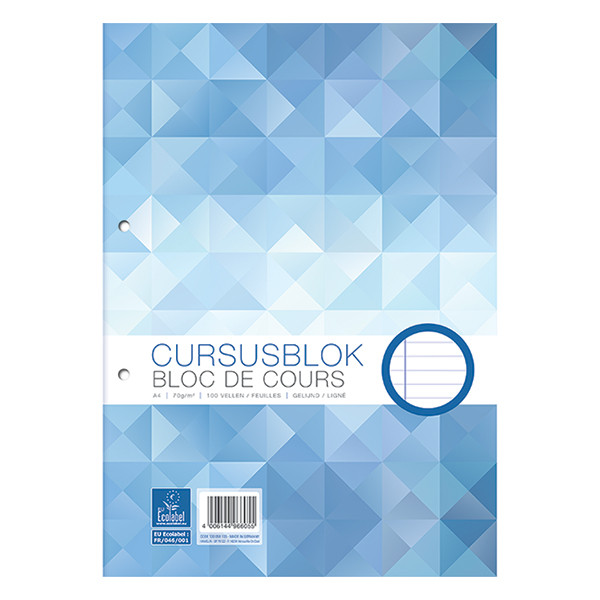 Notepad course block A4 | blue | WORK | 100 sheets 248258 - 1