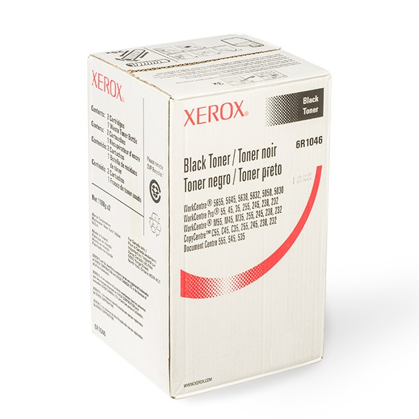 Xerox 006R1046 black toner 2-pack (original Xerox) 006R01046 046811 - 1