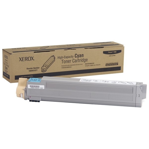 Xerox 106R01077 high capacity cyan toner (original) 106R01077 047110 - 1