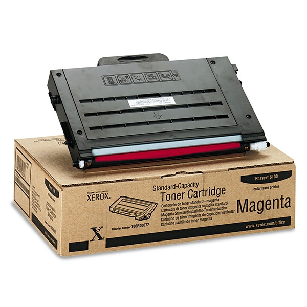 Xerox 106R677 standard magenta toner (original) 106R00677 046700 - 1