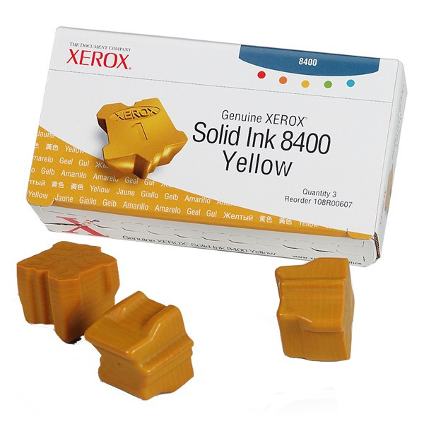 Xerox 108R00607 yellow Solid Ink 3-pack (original) 108R00607 046729 - 1