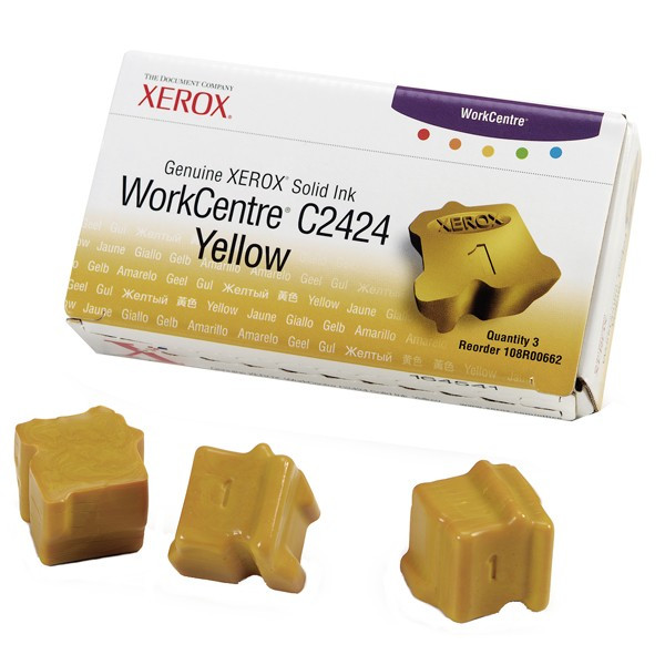 Xerox 108R00662 yellow Solid Ink Sticks 3-pack (original) 108R00662 047025 - 1