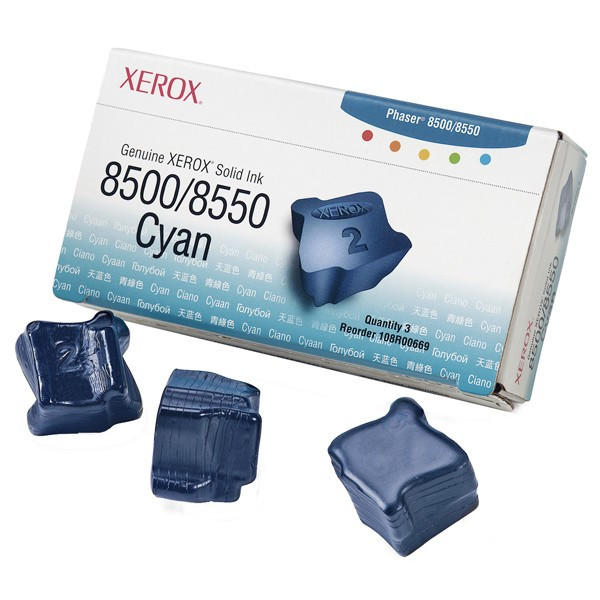 Xerox 108R00669 cyan Solid Ink Sticks 3-pack (original) 108R00669 046920 - 1