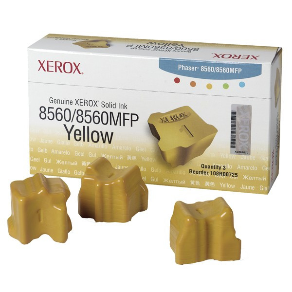 Xerox 108R00725 yellow Solid Ink 3-pack (original Xerox) 047222 - 1