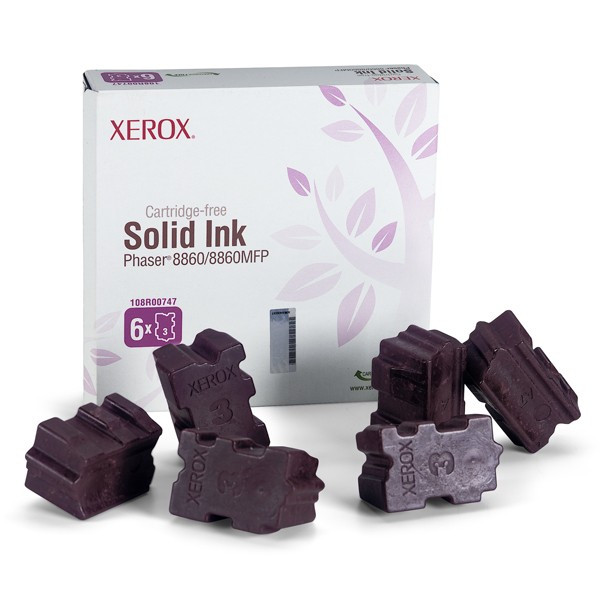 Xerox 108R00747 magenta solid ink 6-pack (original) 108R00747 047370 - 1