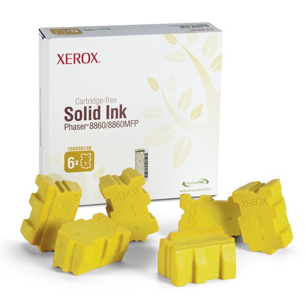 Xerox 108R00748 yellow solid ink 6-pack (original) 108R00748 047372 - 1
