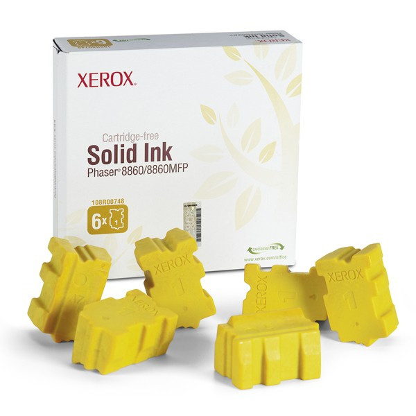 Xerox 108R00748 yellow solid ink 6-pack (original Xerox) 047372 - 1