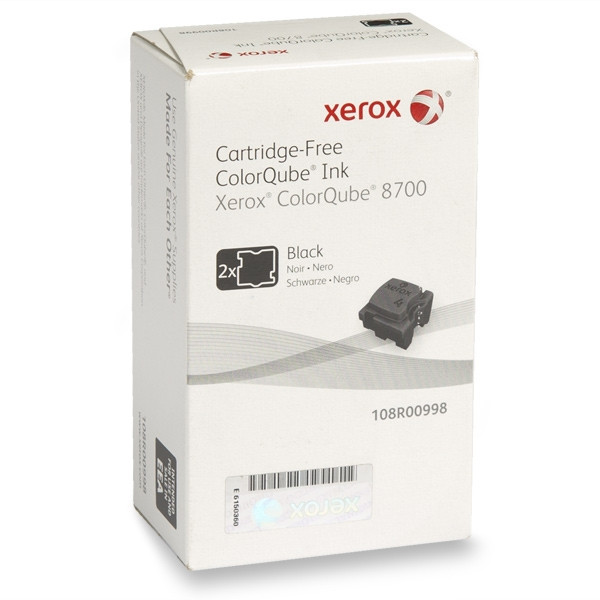 Xerox 108R00998 black solid ink 2-pack (original) 108R00998 047792 - 1