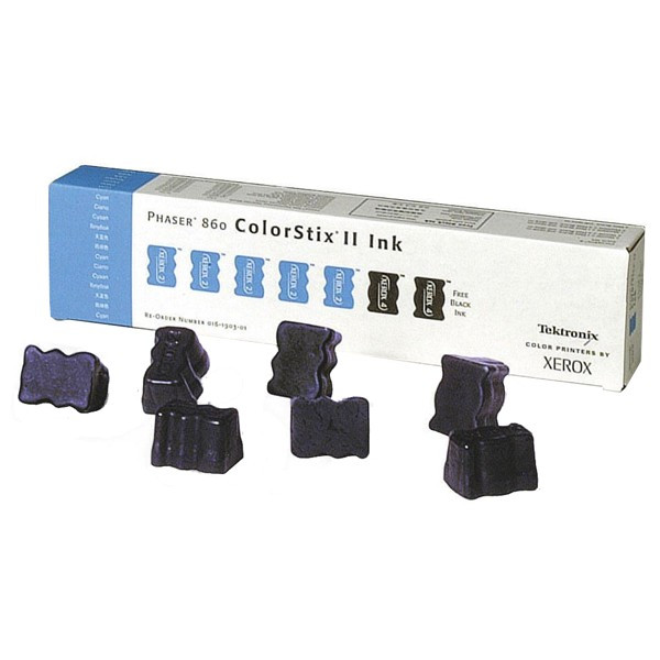 Xerox 16190301 cyan + black ColourStix II (original Xerox) 046607 - 1