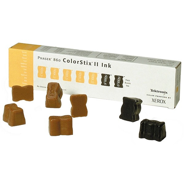 Xerox 16190501 yellow + black ColourStix II (original Xerox) 046609 - 1
