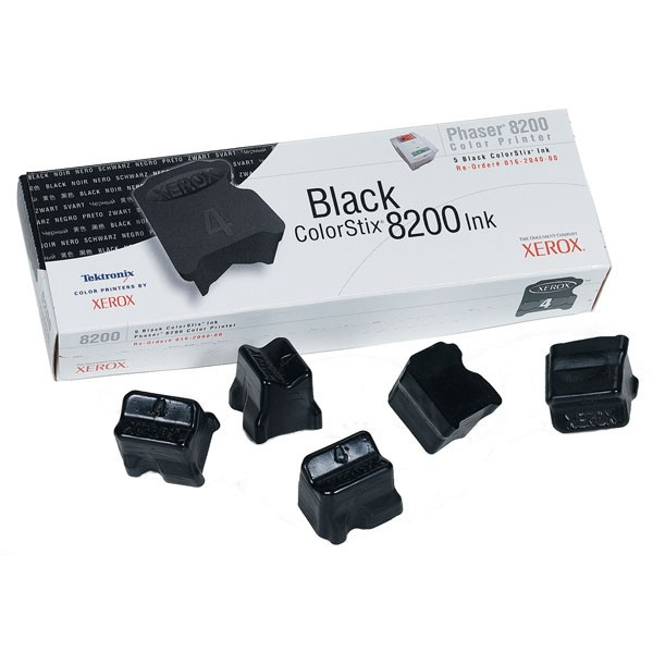Xerox 16204000 black ColourStix ink 5-pack (original) 016204000 046663 - 1