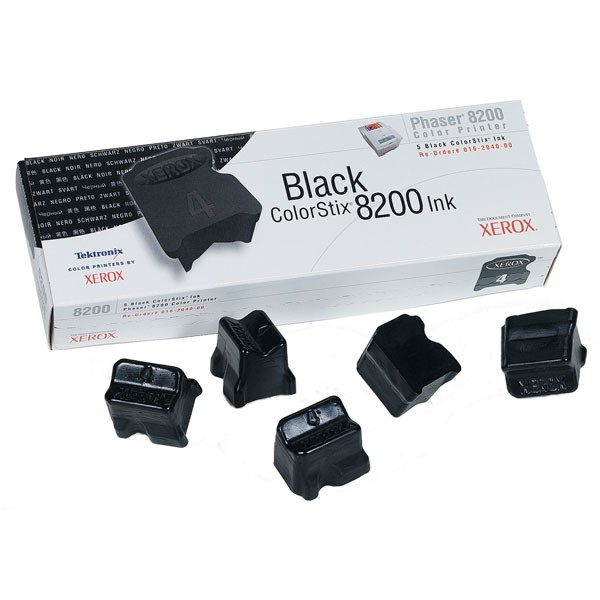 Xerox 16204000 black ColourStix ink 5-pack (original Xerox) 046663 - 1