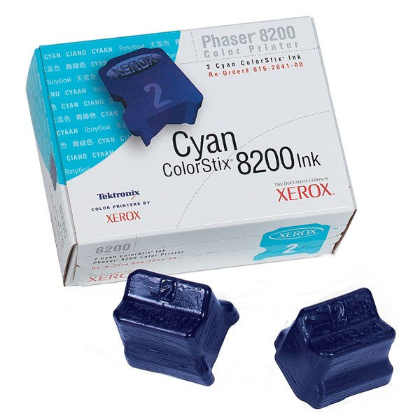 Xerox 16204100 cyan ColourStix ink 2-pack (original) 016204100 046664 - 1