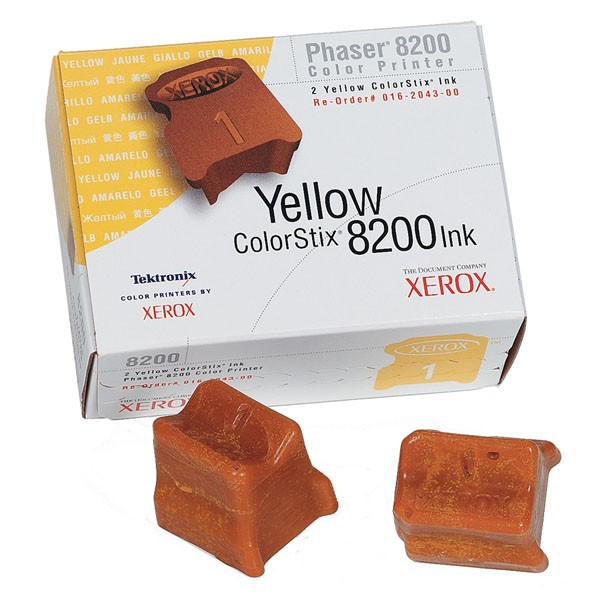 Xerox 16204300 yellow ColourStix ink 2-pack (original) 016204300 046666 - 1