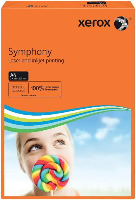 A4 80g paper (Dark orange) | Xerox Symphony | 500 sheets 150526 - 1