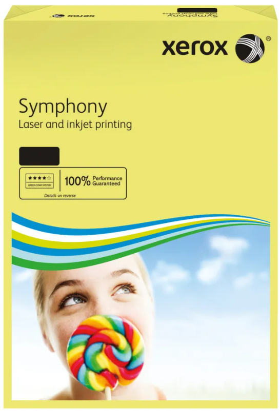 A4 80g paper (Pastel yellow) | Xerox Symphony | 500 sheets 150522 - 1