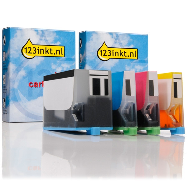 Xerox Y-100 BK/Y/C/M ink cartridges 4-pack (123ink version) 008R07972C 008R07973C 008R07974C 008R12728C 125100 - 1