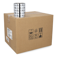 Zebra 1600 wax ribbon (01600BK08345) 83mm x 450m | 18-pack 144540