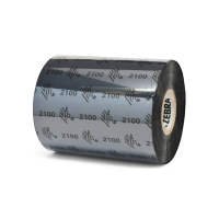 Zebra 2100 wax ribbon (02100BK08045) 80mm x 450m | 12-pack 141080